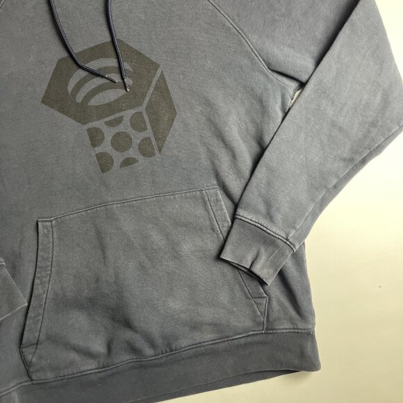 Mountain Hardwear Hoodie Sweatshirt Men's Size SMall Big LOGO Hoody Blue/Grey - Picture 5 of 13